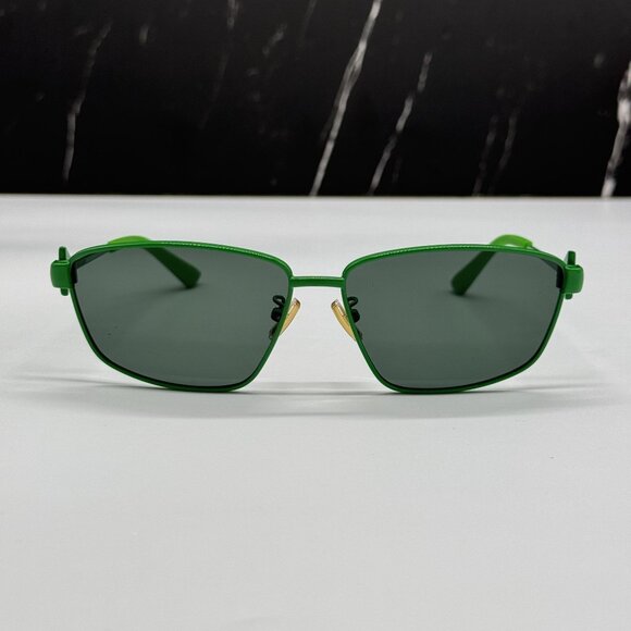 NEW BOTTEGA VENETA BV1185S 004 AVIATOR GREEN WOMEN SUNGLASSES BOTTEGA VENETA main image 6